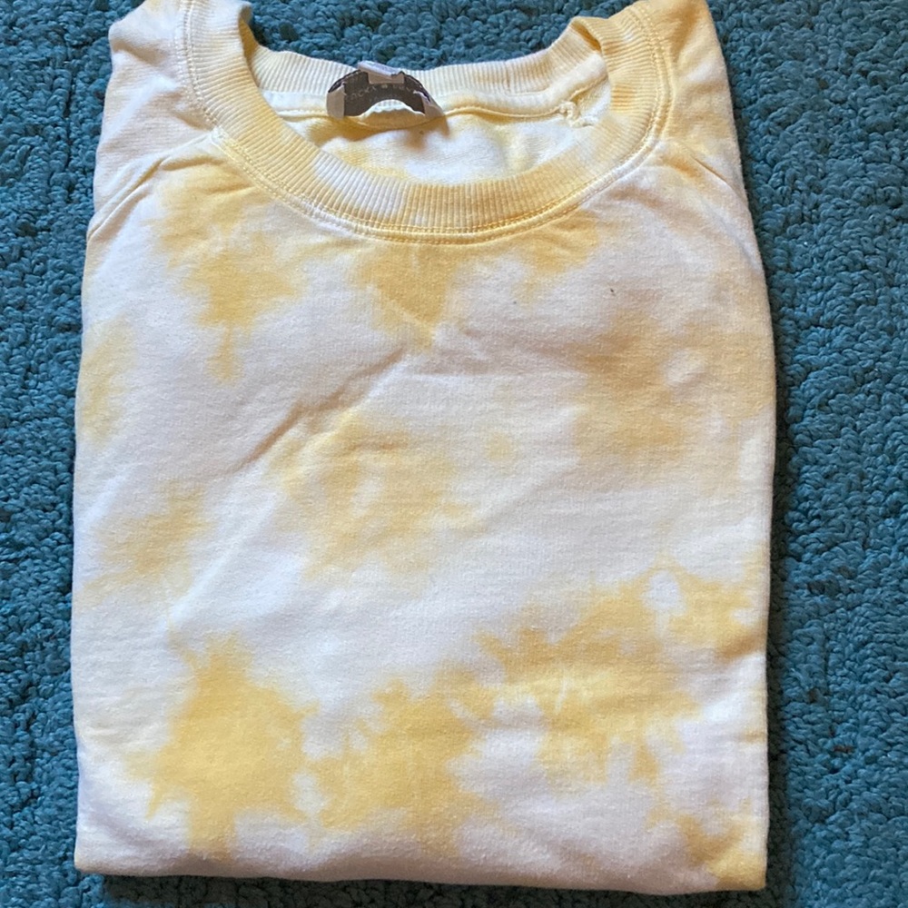 Tie Dye Yellow Sweatshirt